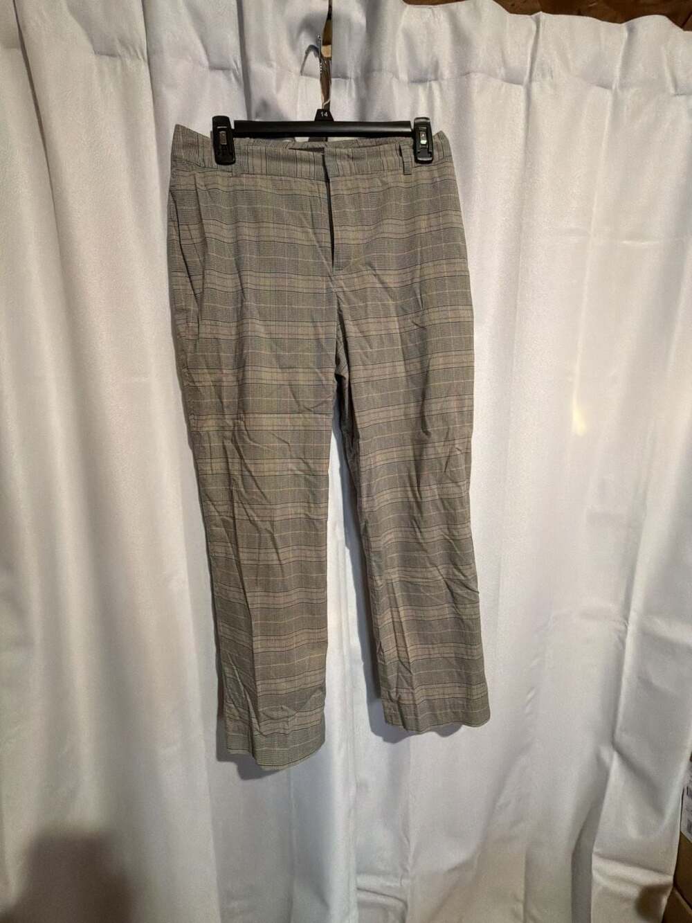 Banana Republic Stretch Women's Plaid Ankle Pants Size 6